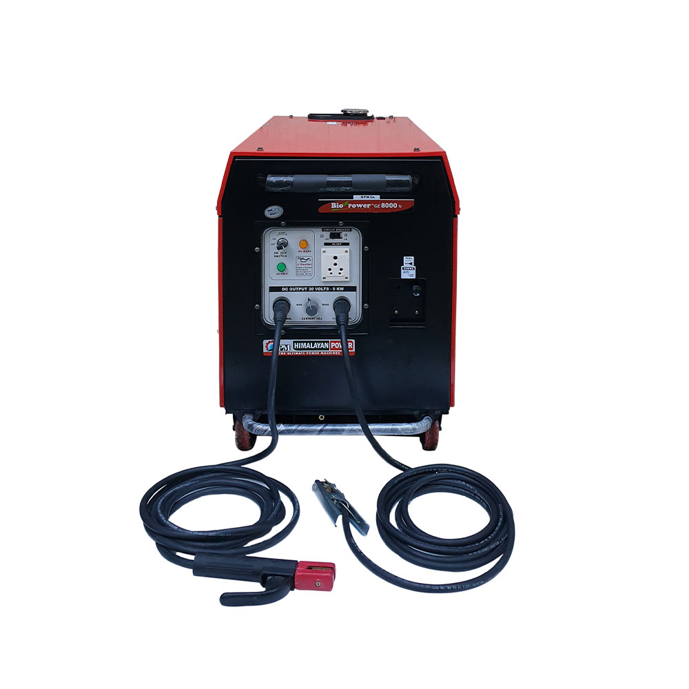 250 Amps - 6 KW, Petrol Welding Generator, Model Silent GE-W8000RS, Recoil & Self Start